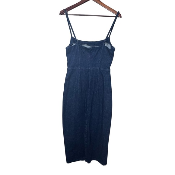 Reformation Delphinia Denim Dress Size 8 - Picture 3 of 16